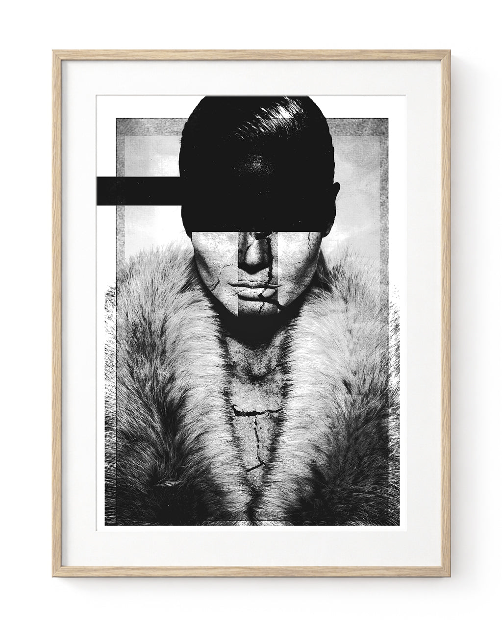 Cracked Persona (Black & White)