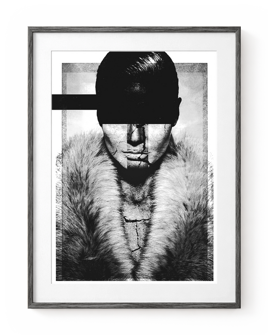 Cracked Persona (Black & White)