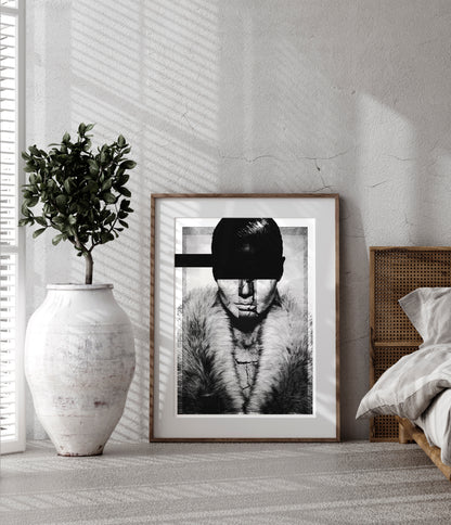 Cracked Persona (Black & White)