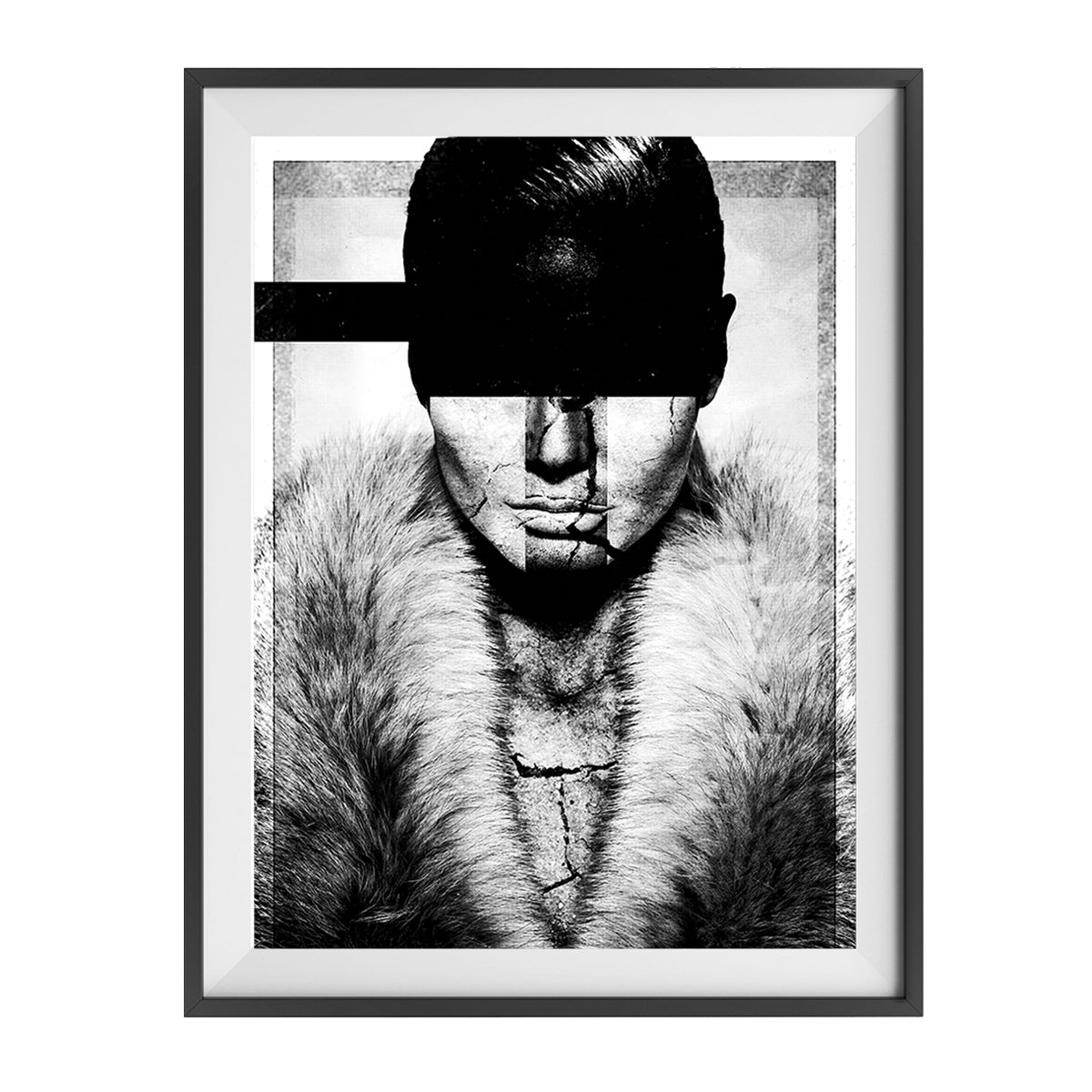 Cracked Persona (Black & White)