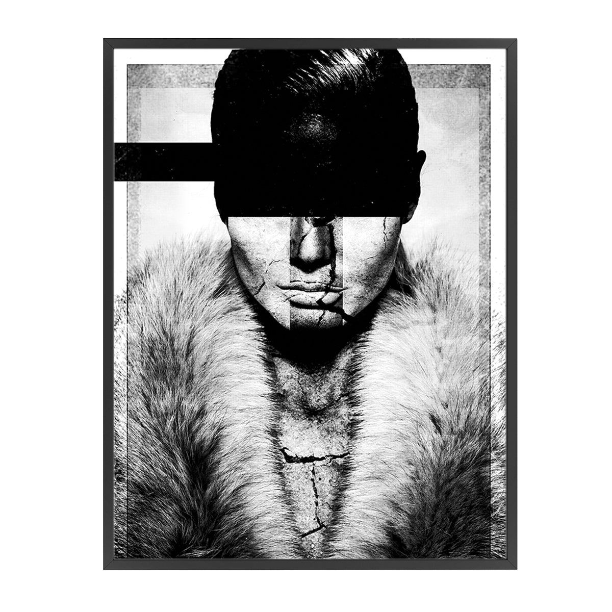 Cracked Persona (Black & White)