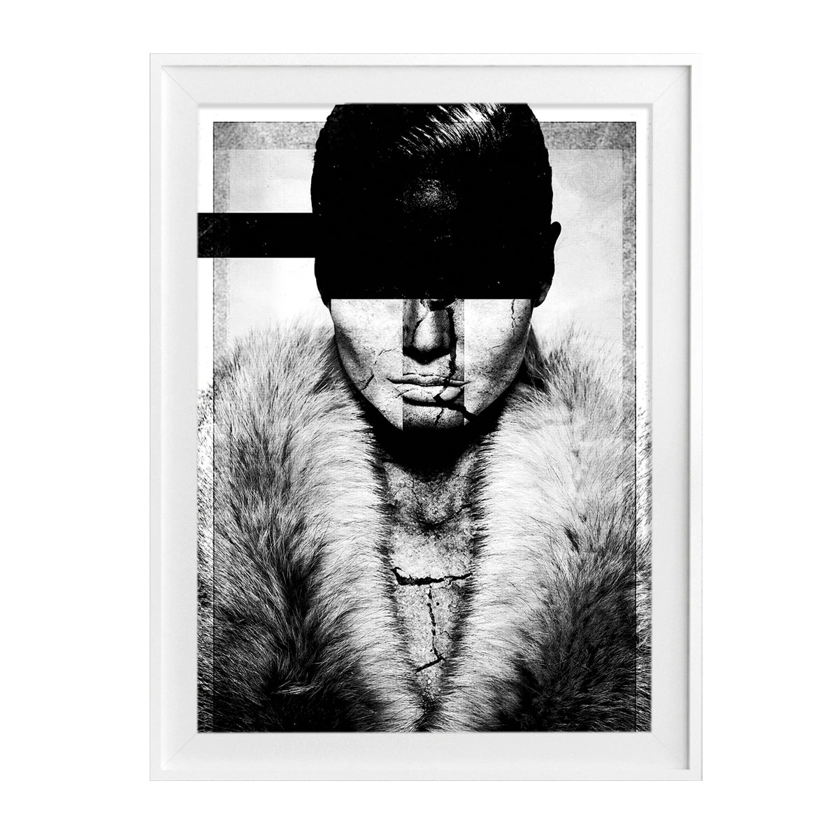 Cracked Persona (Black & White)